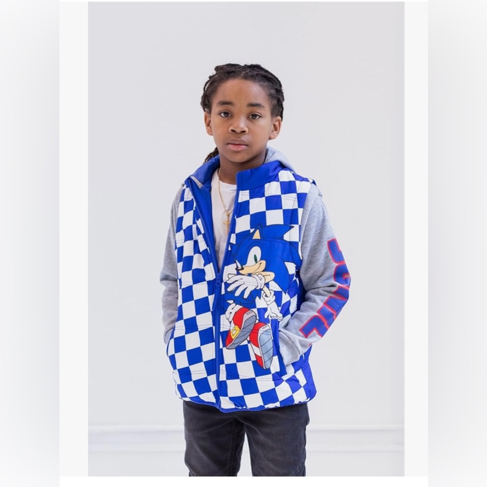 Boys Sonic Puffer Jacket